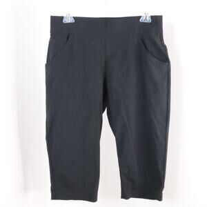 Columbia Women’s M Black Lightweight Athletic Sport Stretch Capri Pants
